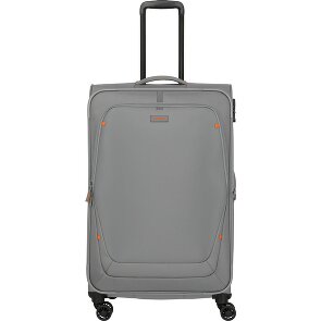 Travelite Umbria 4 Rollen Trolley L 77 cm mit Dehnfalte