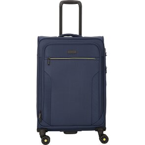 d&n Travel Line 9704 4 Rollen Trolley M 68 cm mit Dehnfalte