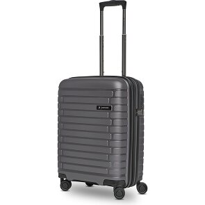 Pactastic Collection 04 THE CABIN + 4 Rollen Kabinentrolley S 55 cm mit Dehnfalte