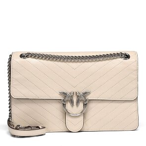 PINKO Love One Schultertasche Leder 26 cm