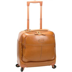 Bric's Life Pelle 4 Rollen Businesstrolley Leder 39 cm