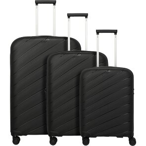 Travelite Burano 4 Rollen Kofferset 3-teilig mit Dehnfalte