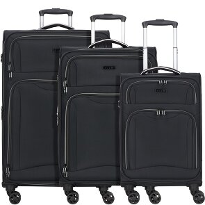 d&n Travel Line 9204 4 Rollen Kofferset 3-teilig mit Dehnfalte