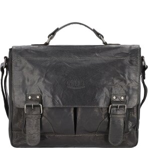 Pride and Soul Baggie Aktentasche Leder 35 cm Laptopfach