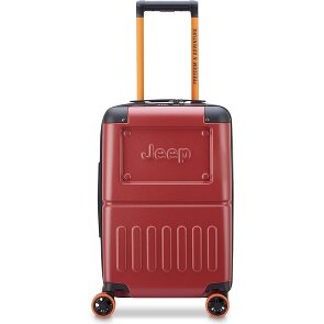 Jeep JH002B 4 Rollen Kabinentrolley XL 55 cm mit Dehnfalte