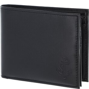 oxmox Leather Geldbörse RFID Schutz Leder 12 cm