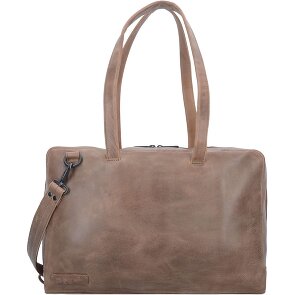 Plevier Pure Schultertasche Leder 43 cm Laptopfach