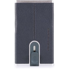 Piquadro Black Square Kreditkartenetui RFID Leder 6 cm