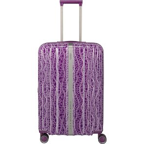 Travelite Lascana Edition 4 Rollen Trolley M 65 cm mit Dehnfalte