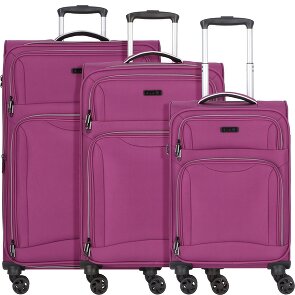 d&n Travel Line 9204 4 Rollen Kofferset 3-teilig mit Dehnfalte