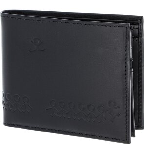 oxmox Leather Geldbörse RFID Schutz Leder 12 cm