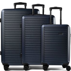 Nowi Grand Canaria 4-Rollen Kofferset 3tlg. mit Doppelrollen