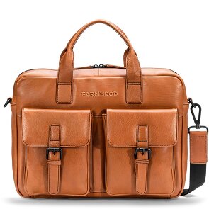 Farmhood Memphis Aktentasche Leder 39 cm Laptopfach