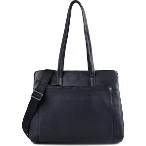 Harbour 2nd Just Pure Schultertasche Leder 38 cm Laptopfach