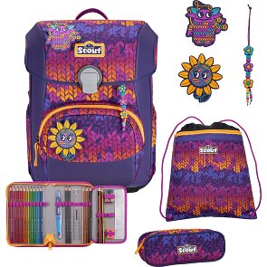 Scout Neo Exklusiv Superflash Schulranzen-Set 4-teilig