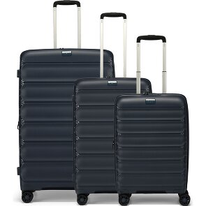 d&n Travel Line 4700 4 Rollen Kofferset 3-teilig mit Dehnfalte