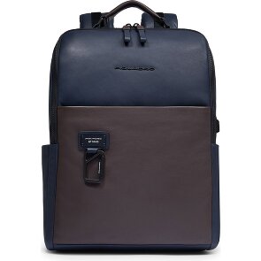 Piquadro Harper Business-Rucksack Leder 42 cm Laptopfach