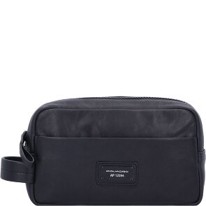 Piquadro Harper Kulturbeutel Leder 23 cm