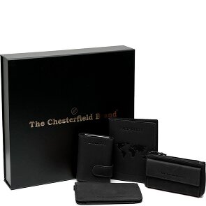 The Chesterfield Brand Kreditkartenetui 4-teiliges Geschenkset Leder 7 cm