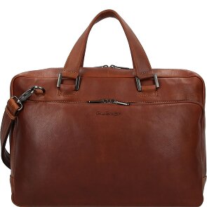 Plevier Vintage Bill Aktentasche Leder 40 cm Laptopfach