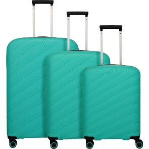 Travelite Burano 4 Rollen Kofferset 3-teilig mit Dehnfalte