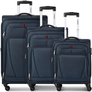 Wenger Beaumont 4 Rollen Kofferset 3-teilig mit Dehnfalte