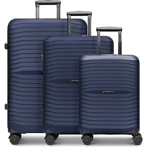 Stratic Shine 4 Rollen Kofferset 3-teilig mit Dehnfalte