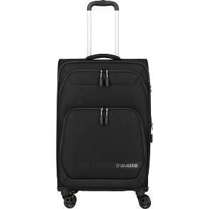 Travelite Kick Off 4 Rollen Trolley M 67 cm mit Dehnfalte