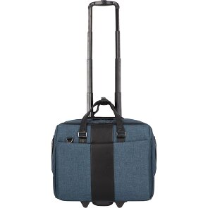 Dermata 2 Rollen Businesstrolley 44 cm Laptopfach