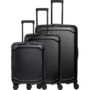 Travelite Millennium 4 Rollen Kofferset 3-teilig mit Dehnfalte