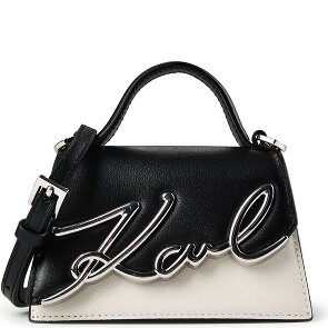 Karl Lagerfeld Signature 2.0 Mini Bag Handtasche Leder 14.5 cm