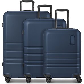 Redolz Pro ABS 4 Rollen Kofferset 3-teilig mit Dehnfalte
