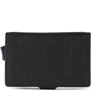 Piquadro Blue Square Kreditkartenetui RFID Schutz Leder 7 cm