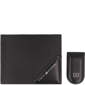 Tommy Hilfiger TH Saffiano Geldbörse RFID Schutz Leder 11 cm Geldscheinklammer Geschenkbox