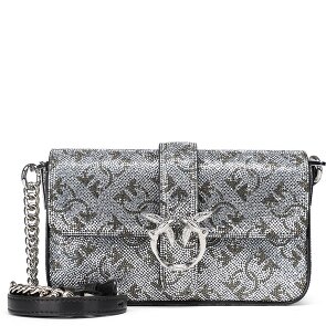 PINKO Love One Mini Bag Umhängetasche Leder 18 cm