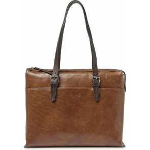 Castelijn & Beerens Rien Schultertasche RFID Schutz Leder 40 cm Laptopfach