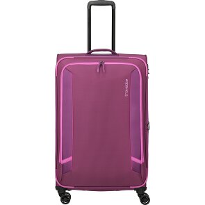 Travelite Corsiica 4 Rollen Trolley L 77 cm mit Dehnfalte