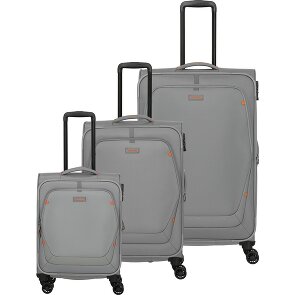 Travelite Umbria 4 Rollen Kofferset 3-teilig mit Dehnfalte