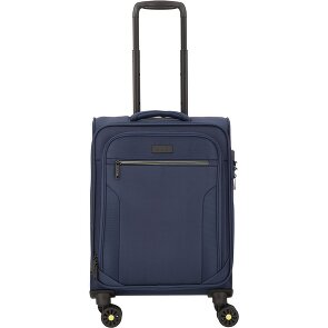 d&n Travel Line 9704 4 Rollen Kabinentrolley S 55 cm mit Dehnfalte