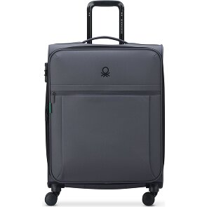 Delsey Paris x United Colors of Benetton BE 4-Rollen Trolley 65 cm mit Dehnfalte