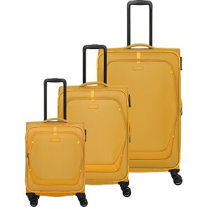 Travelite Umbria 4 Rollen Kofferset 3-teilig mit Dehnfalte