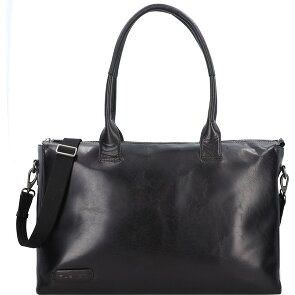 Plevier Rock Copal Schultertasche Leder 44 cm Laptopfach