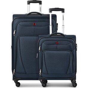 Wenger Beaumont 4-Rollen Kofferset S+L mit Dehnfalte
