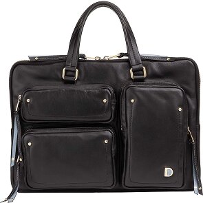 DuDu Pocket Aktentasche Leder 36 cm Laptopfach
