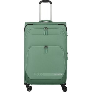 Travelite Kick Off 4 Rollen Trolley L 78 cm mit Dehnfalte