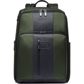 Piquadro Brief Reiserucksack Leder 43 cm laptopfach
