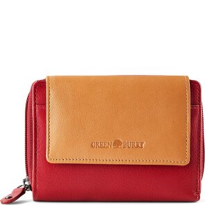 Greenburry Nappa Geldbörse RFID Schutz Leder 14 cm