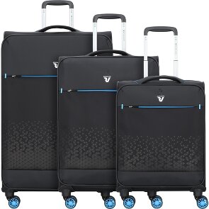 Roncato Crosslite 4 Rollen Kofferset 3-teilig mit Dehnfalte