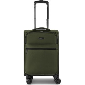 Bugatti Valencia Soft 4 Rollen Kabinentrolley S 55 cm mit Dehnfalte