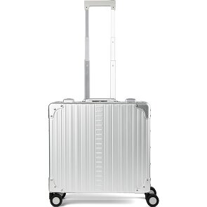 Aleon Deluxe 4-Rollen Businesstrolley Aluminium 45 cm